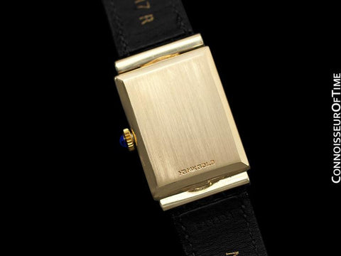 1980's Tiffany & Co. Vintage Mens Dress Watch - 14K Gold