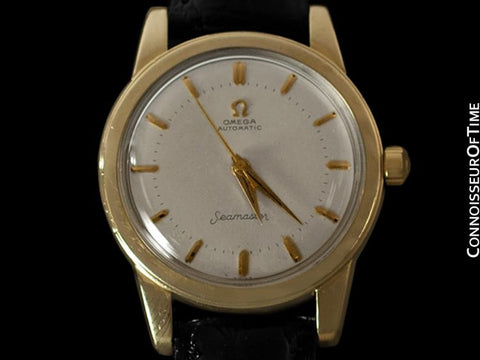 1956 Omega Seamaster Vintage Mens Automatic Watch - 14K Gold Filled