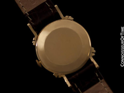 1944 Jaeger-LeCoultre Vintage Mens Midsize Watch, Beautiful Case - 14K Gold