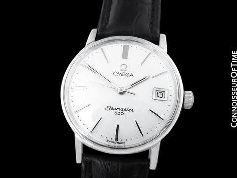 1966 Omega Seamaster 600 Vintage Mens Handwound Watch - Stainless Steel
