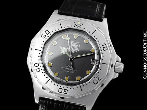 TAG Heuer 3000 Mens Full Size Quartz Divers Watch, 932.206 - Stainless Steel