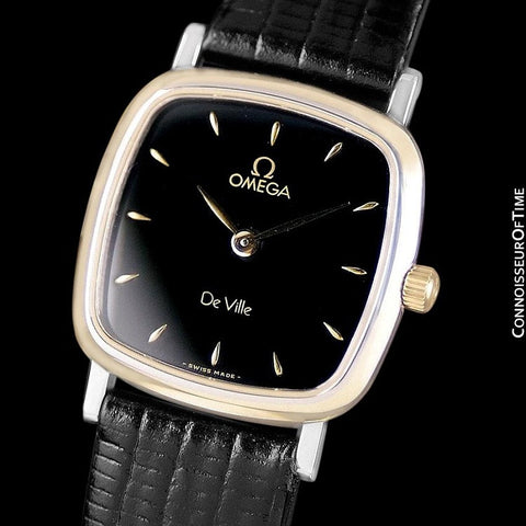 Omega De Ville Ladies Watch - Solid 18K Gold & Stainless Steel