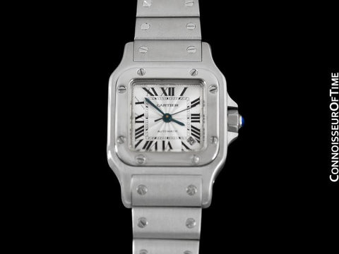 Cartier Santos Ladies Automatic Watch with Date - Stainless Steel