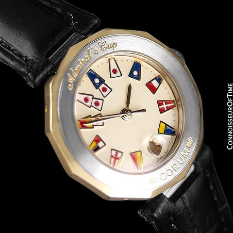 Corum Admiral's Cup Ladies Nautical Watch - Solid 18K Gold & Stainless Steel