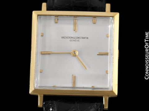 1967 Vacheron & Constantin Vintage Mens Retro Square Cal. K1001 Watch - 18K Gold