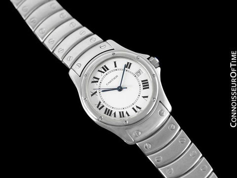 Cartier Santos Ronde Mens Watch, Automatic - Stainless Steel