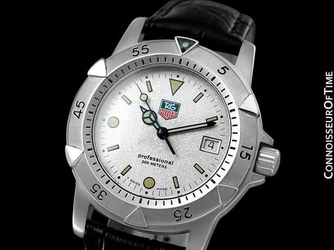 TAG Heuer Professional 1500 Mens Full Size Diver Granite Dial Watch - Stainless Steel - 955.713G-2