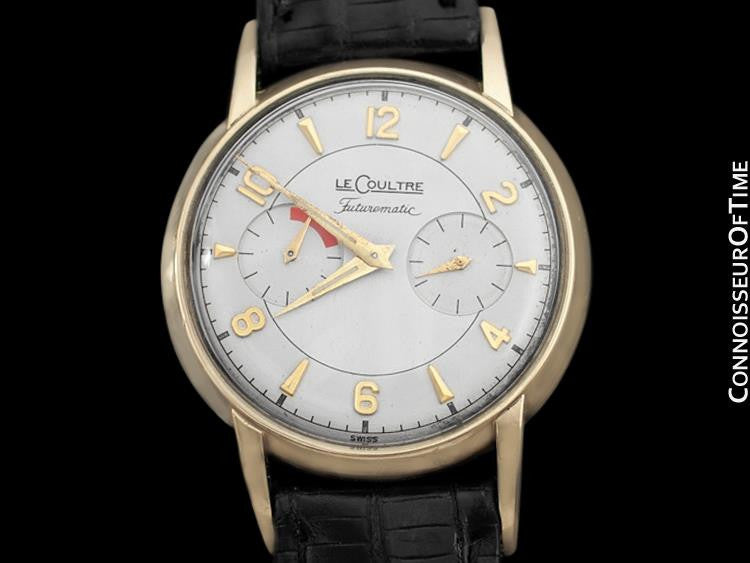 1953 LeCoultre Futurematic Vintage Mens Watch, Curved Lugs 10K