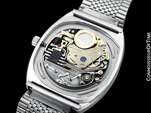 1978 Omega De Ville Classic Vintage Mens Silver Dial Quartz Watch, Date - Stainless Steel