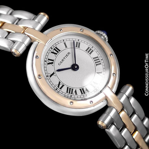 Cartier Panthere VLC Vendome Ladies Watch - Stainless Steel & 18K Gold
