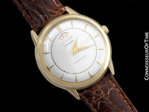 1957 Jaeger-LeCoultre Master Mariner Vintage Mens Watch with Power Reserve - 10K Gold-Filled & Stainless Steel