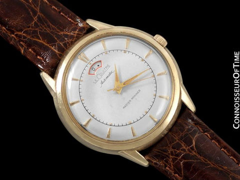1957 Jaeger-LeCoultre Master Mariner Vintage Mens Watch with Power Reserve - 10K Gold-Filled & Stainless Steel