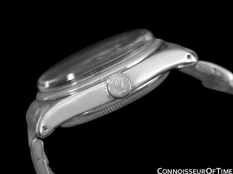1954 Rolex Oyster Perpetual Vintage Ref. 6284 Mens Watch with Bubbleback - Stainless Steel