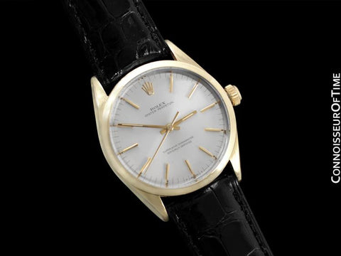 1964 Rolex Oyster Perpetual Vintage Mens Watch - 14K Gold & Stainless Steel