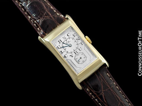 1944 Rolex Prince Brancard Eaton 1/4 Century Doctor's Watch - 14K Gold