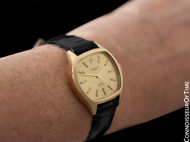 1976 Rolex Cellini Ladies Vintage Dress Watch Ref. 3801, Champagne Dia - Connoisseur of Time 1976 Rolex Cellini Ladies Vintage Dress Watch Ref. 3801, Champagne Dia - Connoisseur of Time