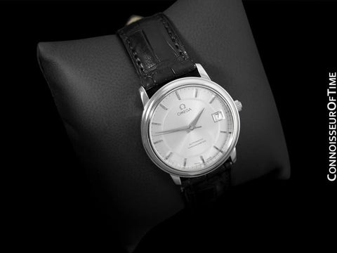 Omega De Ville Prestige Mens Chronometer Dress Watch with Date, 4800.31.01 - Stainless Steel