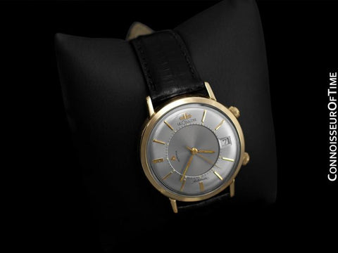 1969 Jaeger-LeCoultre Vintage Mens Memovox Alarm Reveil, Automatic - 10K Gold Filled