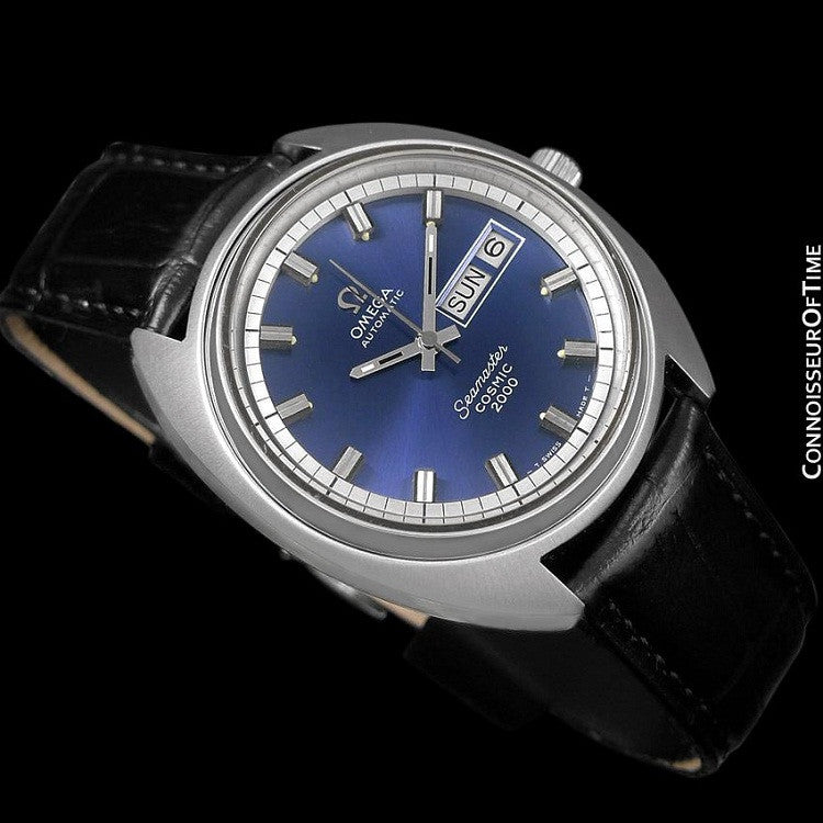 1970's Omega Seamaster Cosmic 2000 Vintage Mens Large Dive Watch
