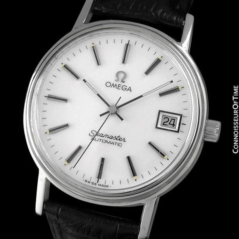 1979 Omega Vintage Seamaster Mens Watch, Automatic, Date - Stainless Steel