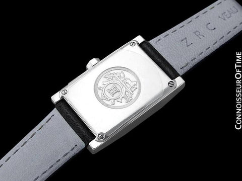 Hermes Ladies Tandem Rectangular Watch - Stainless Steel