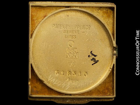 1938 Patek Philippe Vintage Mens Hooded Lug Ref. 550 Watch - 18K Gold