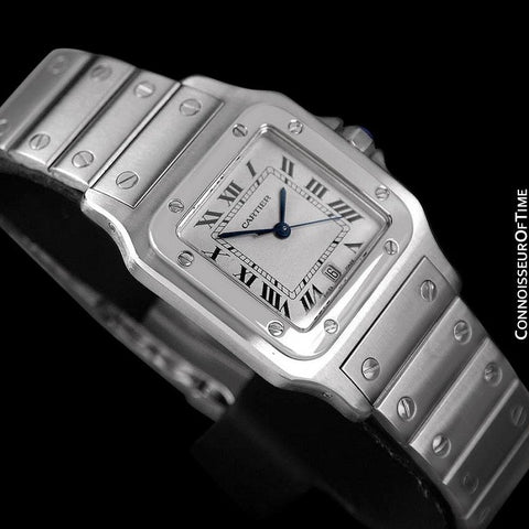 Cartier Santos Galbee Mens Watch with Quick-Setting Date - Stainless Steel