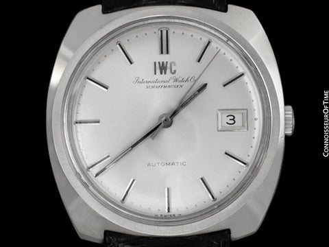 1974 IWC Vintage Full Size Mens Watch, Cal. 8541 Automatic with Date, Stainless Steel