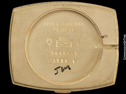 1970 Patek Philippe Classic Vintage Mens Ultra Thin Retro TV Watch - 18K Gold