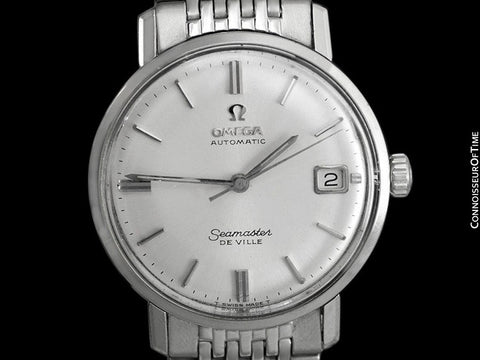 1967 Omega Seamaster DeVille Vintage Mens Rare Cal. 560 Watch, Date - Stainless Steel