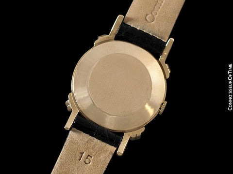 1944 Jaeger-LeCoultre Vintage Mens Midsize Watch, Beautiful Case - 14K Gold