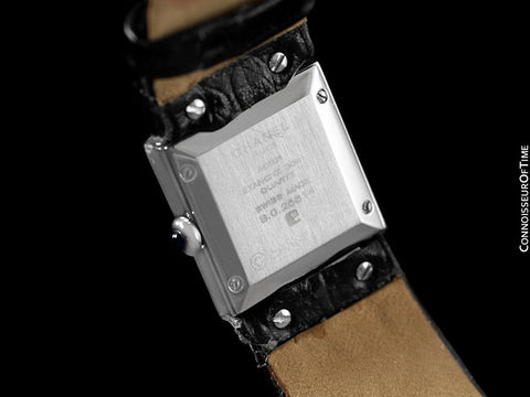 Chanel Matelasse Ladies Square Watch - Stainless Steel & Diamonds