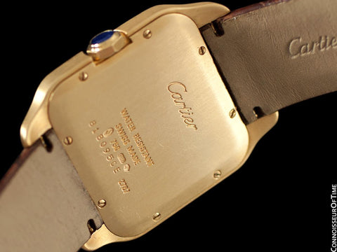 Cartier Santos Dumont Midsize Mens / Ladies Watch - 18K Gold - W2009351