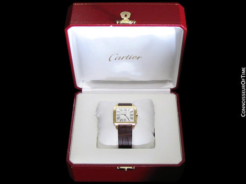 Cartier Santos Dumont Midsize Mens / Ladies Watch - 18K Gold - W2009351