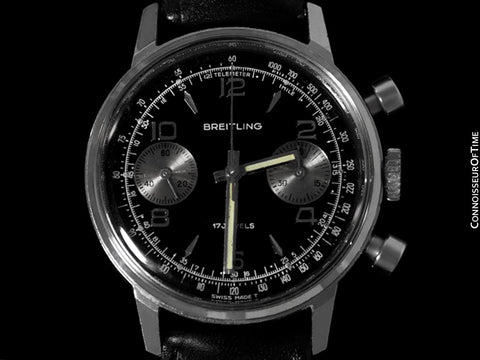 1972 Breitling Vintage Panda Dial Pilot's Chronograph - Stainless Steel