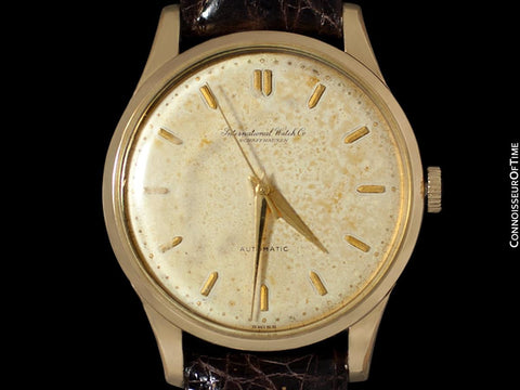 1961 IWC Vintage Mens Watch, Cal. 853 Automatic- 18K Gold Filled