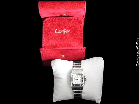 Cartier Ladies Santos Galbee Two-Tone Watch - Stainless Steel & 18K Gold