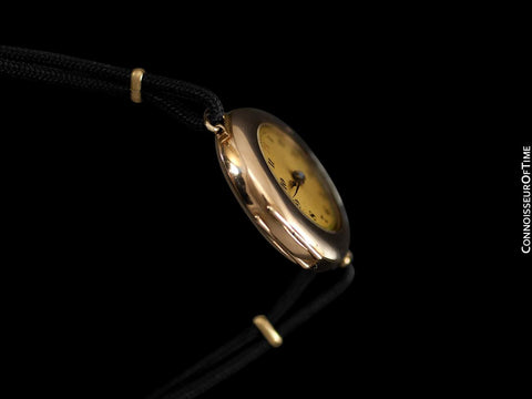 1920's Rolex Ladies Vintage Art Deco Dial Watch - 15K (14K) Gold