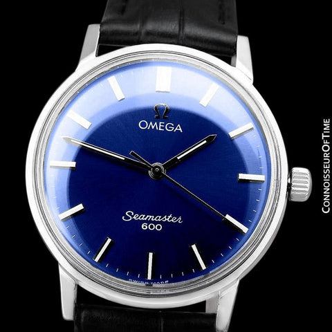 1968 Omega Seamaster 600 Vintage Mens Handwound Watch - Stainless Steel