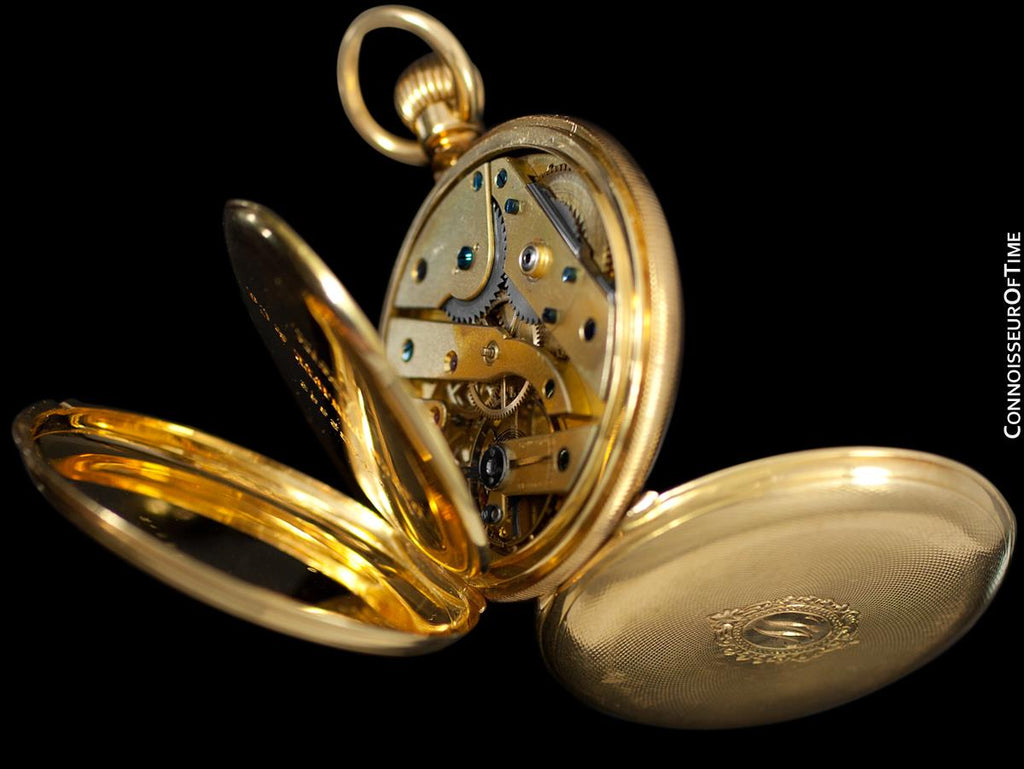 1870 Patek Philippe Antique Mens Midsize Hunter Case