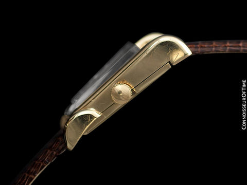 1955 Jaeger-LeCoultre Vintage Mens Watch, Rare Case, 10K Gold Filled, Grasshopper - The Aristocrat