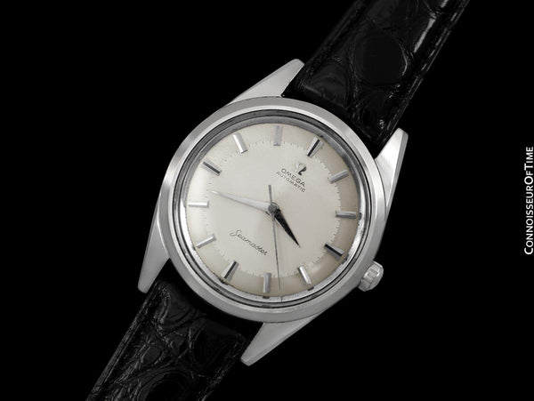 1960 Omega Seamaster Vintage Mens Very Rare Extra Large 38mm Watch - Stainless Steel