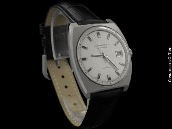 1969 Girard Perregaux Vintage HF High Frequency Automatic Chronometer, Date - Stainless Steel