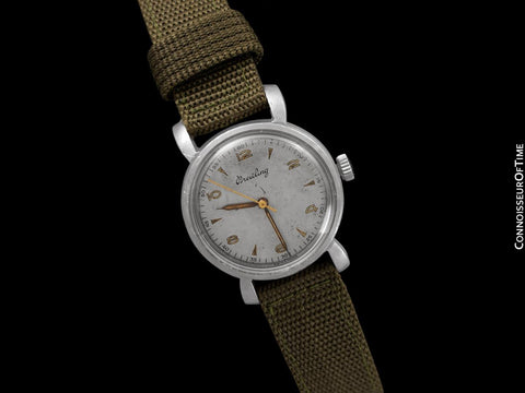 1945 Breitling Vintage Mens Waterproof Style Watch - Stainless Steel