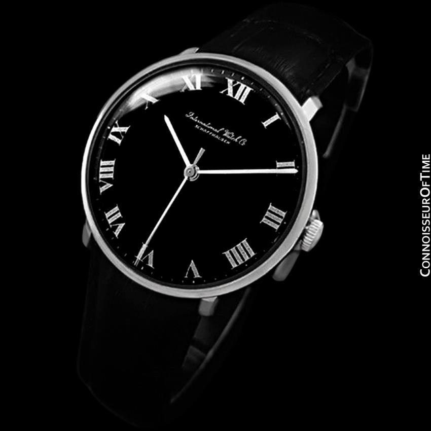 1970 IWC Vintage Mens Dress Watch with White Roman Dial, Caliber 403 - - Connoisseur of Time 1970 IWC Vintage Mens Dress Watch with White Roman Dial, Caliber 403 - - Connoisseur of Time