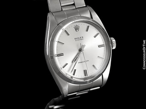 1972 Rolex Oyster Vintage Mens Watch, Stainless Steel - Classic Design
