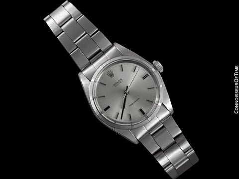 1972 Rolex Oyster Vintage Mens Watch, Stainless Steel - Classic Design
