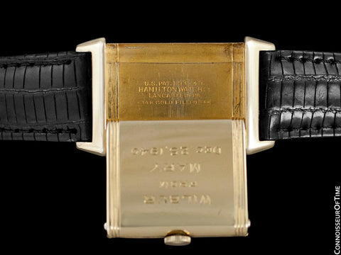 1940 Hamilton Otis Reverso Vintage Mens Watch - 14K Gold Filled