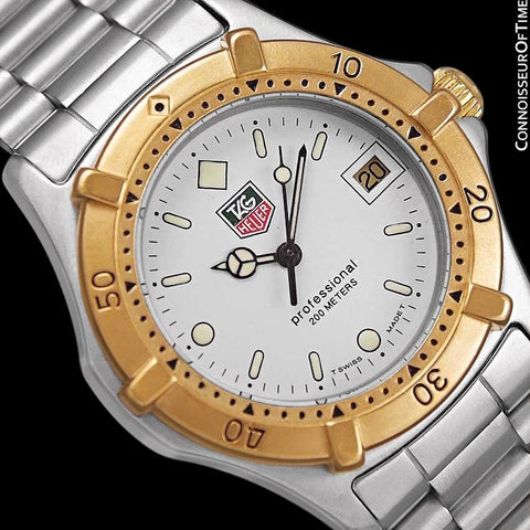Tag Heuer Proofessional 2000 Mens Diver Watch, 964.013F - Stainless Steel & 18K Gold Plated
