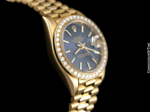 Rolex Ladies President Datejust Ref. 69178, Rolex Factory Diamonds - 18K Gold
